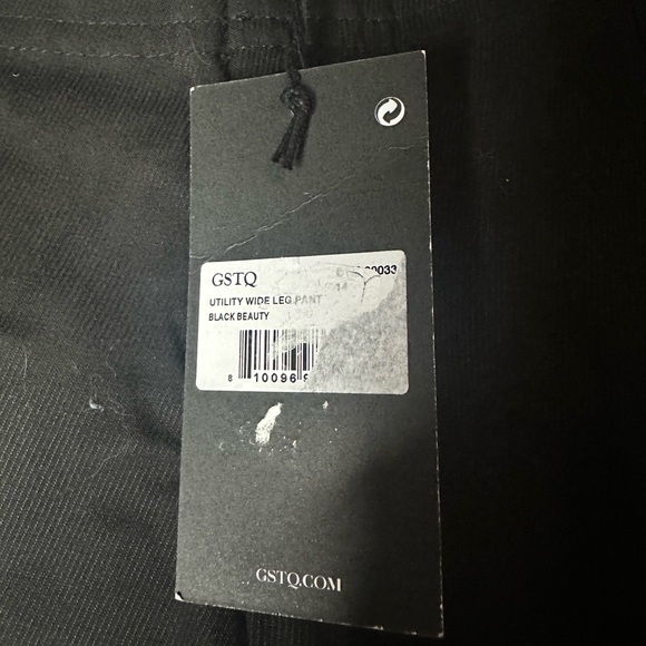 GSTQ Women's Utility Wide Leg Pant Black Size 14 - Picture 4 of 7